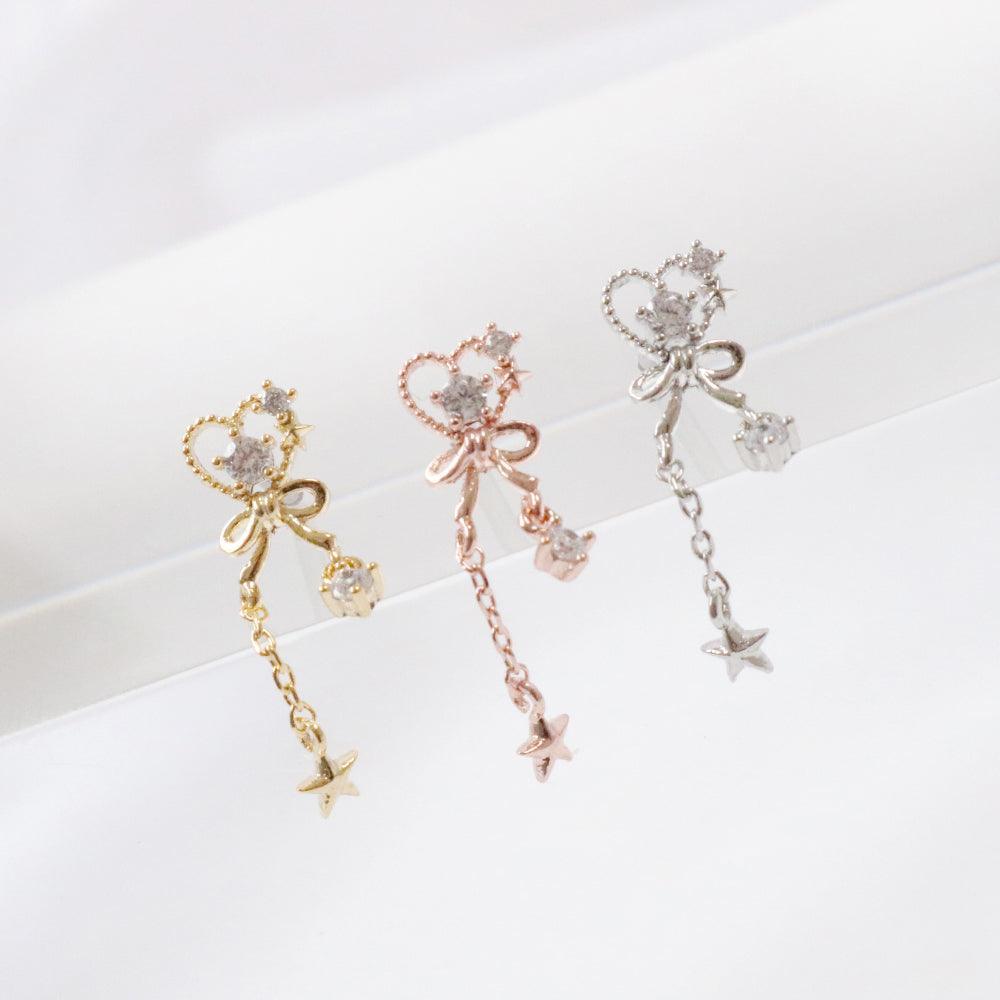 Lovely Ribbon(ピアス/ピアッシング) Piercing bling moon