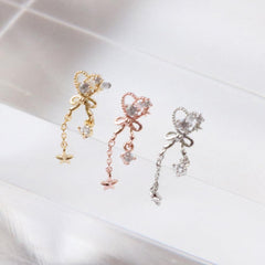 Lovely Ribbon(ピアス/ピアッシング) Piercing bling moon