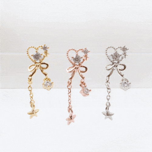 Lovely Ribbon(ピアス/ピアッシング) Piercing bling moon