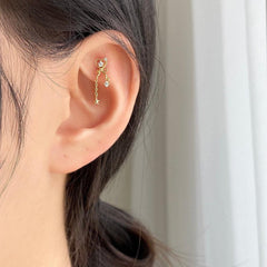 Lovely Ribbon(ピアス/ピアッシング) Piercing bling moon