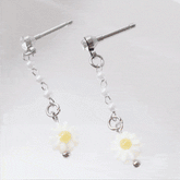 螺鈿デイジードロップピアッシング Piercing bling moon