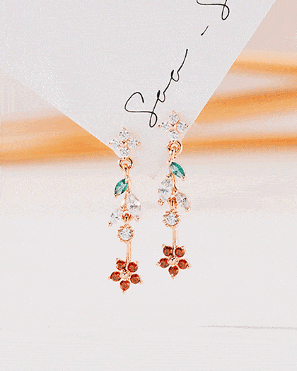 Mary Flower ピアス Earrings soo&soo