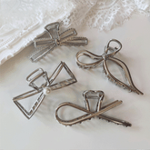 メタル リボン ヘアクリップ Hair younglong-seoul