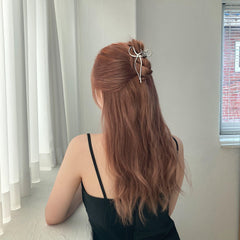 メタル リボン ヘアクリップ Hair younglong-seoul