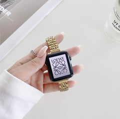 メタル セブンビーズ スリム チェーンバンド(単色)# apple watch バンド givgiv