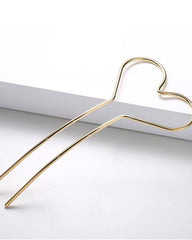 メタルハートかんざし Hair soo&soo