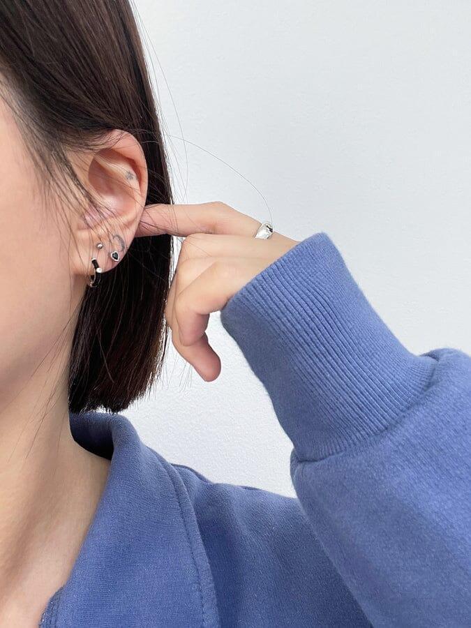 ミニ キュービック ハート ピアッシング Piercing oh-kim