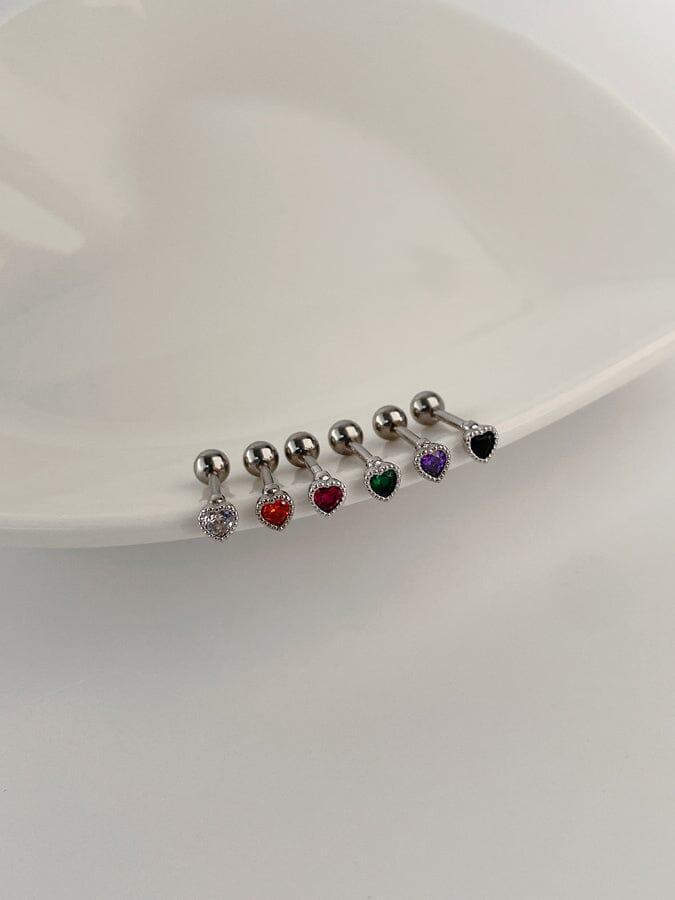 ミニ キュービック ハート ピアッシング Piercing oh-kim