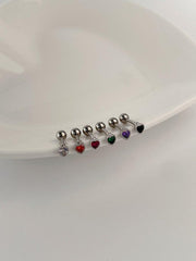 ミニ キュービック ハート ピアッシング Piercing oh-kim