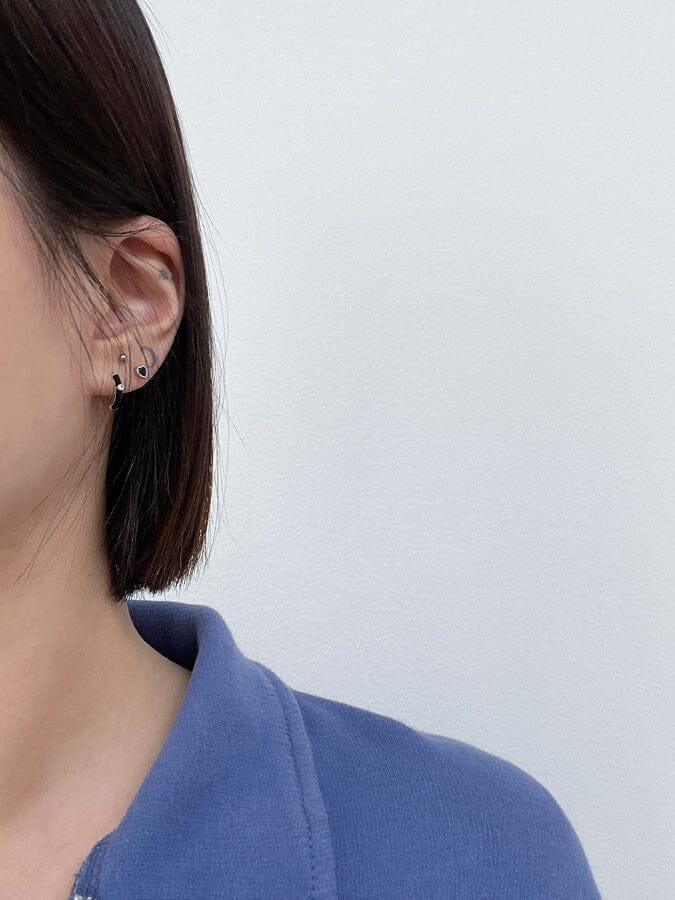 ミニ キュービック ハート ピアッシング Piercing oh-kim