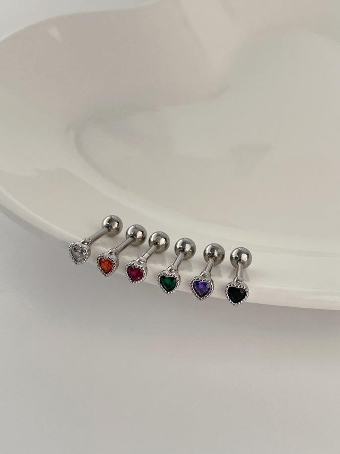 ミニ キュービック ハート ピアッシング Piercing oh-kim