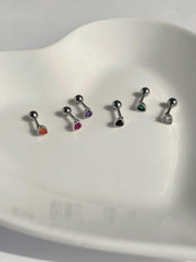 ミニ キュービック ハート ピアッシング Piercing oh-kim