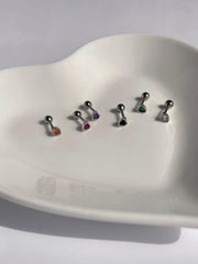 ミニ キュービック ハート ピアッシング Piercing oh-kim