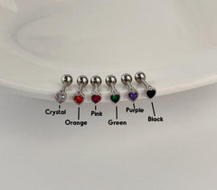 ミニ キュービック ハート ピアッシング Piercing oh-kim