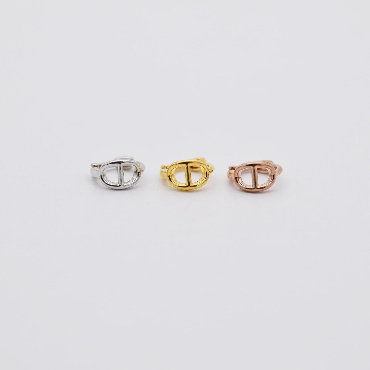 ミニチェーンワンタッチリングピアス Earrings 10000won