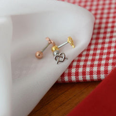 ミニハートプレッツェル ピアッシング Piercing 10000won