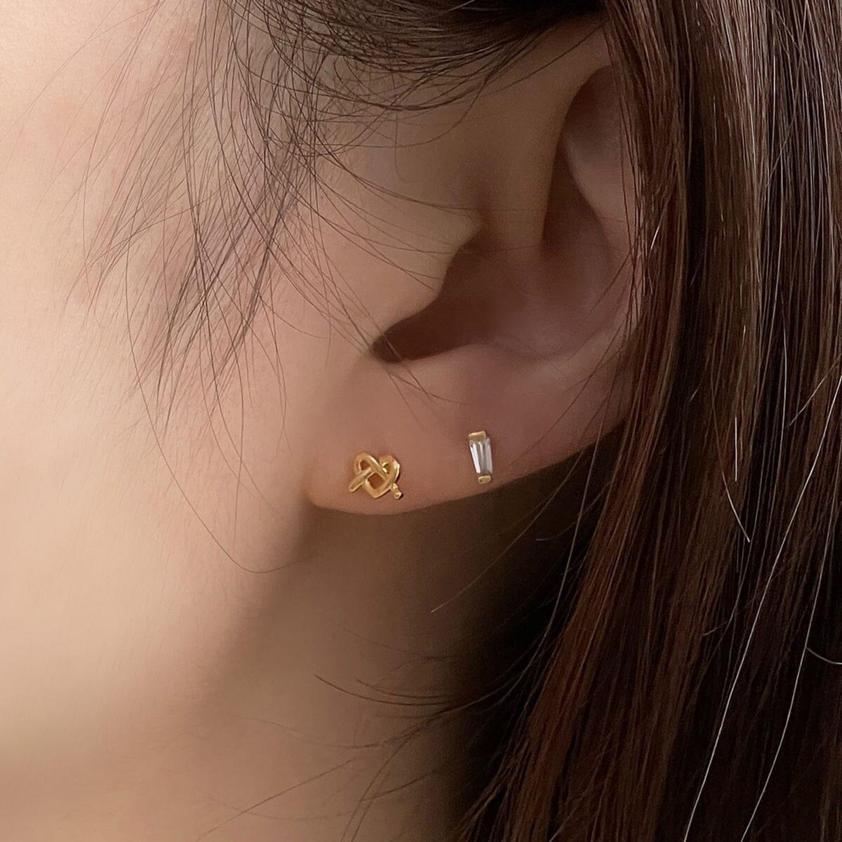 ミニハートプレッツェル ピアッシング Piercing 10000won