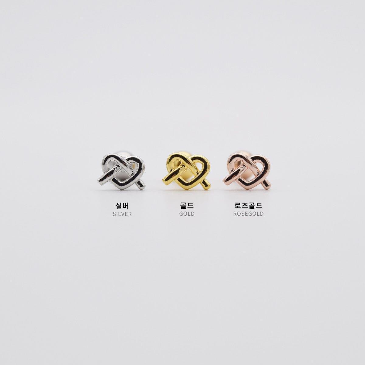 ミニハートプレッツェル ピアッシング Piercing 10000won