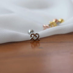 ミニハートプレッツェル ピアッシング Piercing 10000won