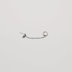ミニ十字架チェーンピアス Piercing 10000won