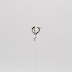 ミニ十字架チェーンピアス Piercing 10000won