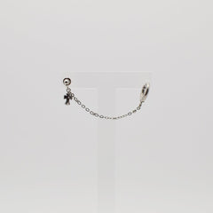 ミニ十字架チェーンピアス Piercing 10000won