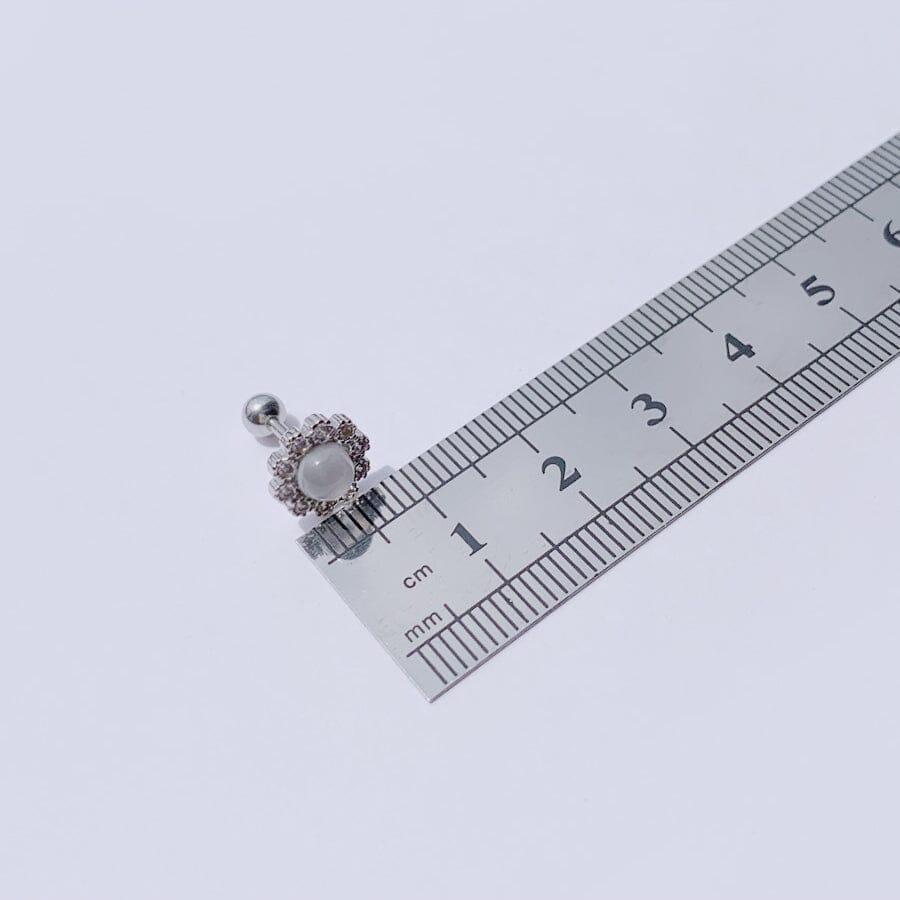 ミルキー ・ホワイトドーム ・フラワー・ピアッシング Piercing from lizzy