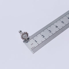 ミルキー ・ホワイトドーム ・フラワー・ピアッシング Piercing from lizzy