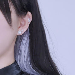 ミルキー ・ホワイトドーム ・フラワー・ピアッシング Piercing from lizzy