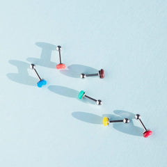 m&m chocolateピアッシング Earrings RUBY MOON