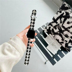 モノクロ パタン スポーツバンド apple watch バンド givgiv 千鳥柄 38mm/40mm/41mm用