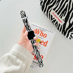 モノクロ パタン スポーツバンド apple watch バンド givgiv ゼブラ柄 38mm/40mm/41mm用