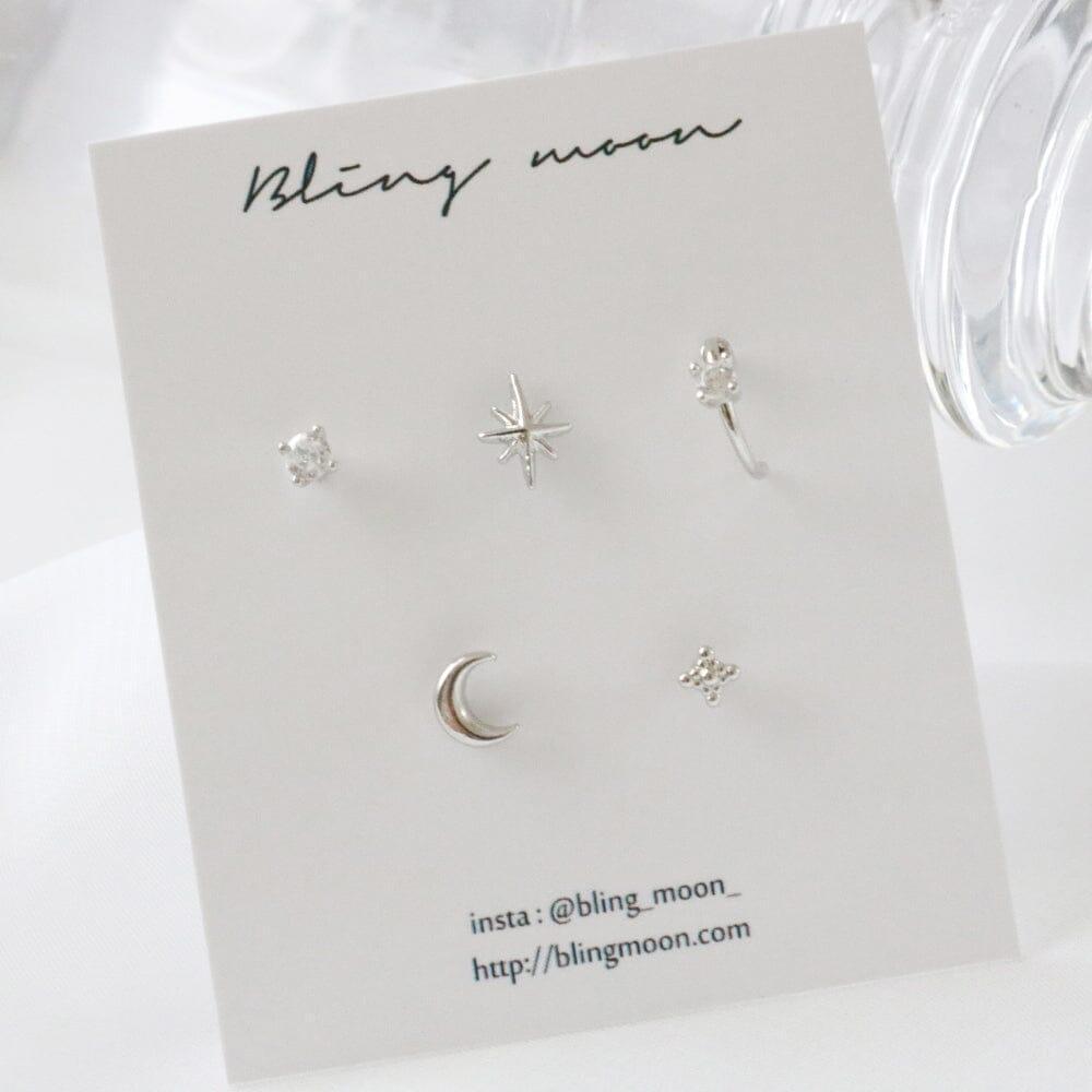 ムーントゥインクル ピアッシング(5 set) Piercing bling moon 