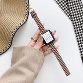 ナイロンキャンバス スリムバンド(ブラウン) apple watch バンド givgiv