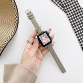 ナイロンキャンバス スリムバンド(グリーン) apple watch バンド givgiv