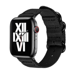 NATO バンド Apple Watch用 apple watch バンド givgiv 38mm/40mm Black