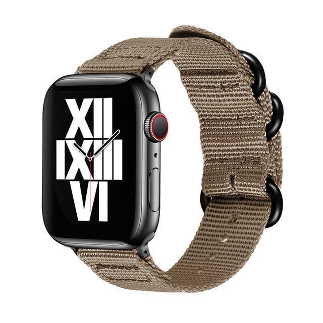 NATO バンド Apple Watch用 apple watch バンド givgiv 38mm/40mm Khaki