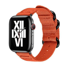 NATO バンド Apple Watch用 apple watch バンド givgiv 38mm/40mm Orange