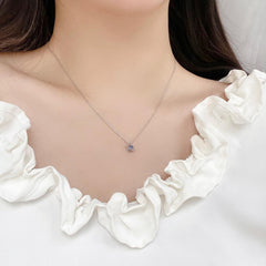 Ocean Blue Heart ネックレス necklace bling moon