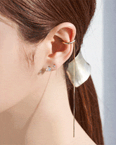 One Ring Long イヤーカフ Earcuffs soo&soo