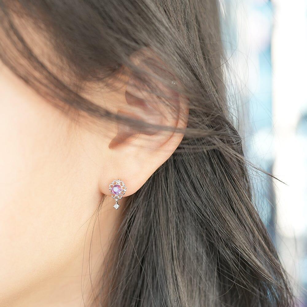 オーロラ キュービック ボディピアス 軟骨ピアス 片耳用 16G コレクション Piercing SET ME UP♡