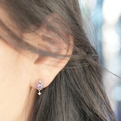 オーロラ キュービック ボディピアス 軟骨ピアス 片耳用 16G コレクション Piercing SET ME UP♡