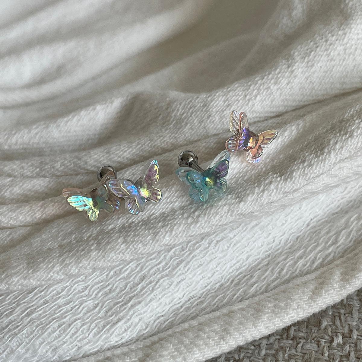 オーロラ蝶々ピアッシング Piercing 10000won