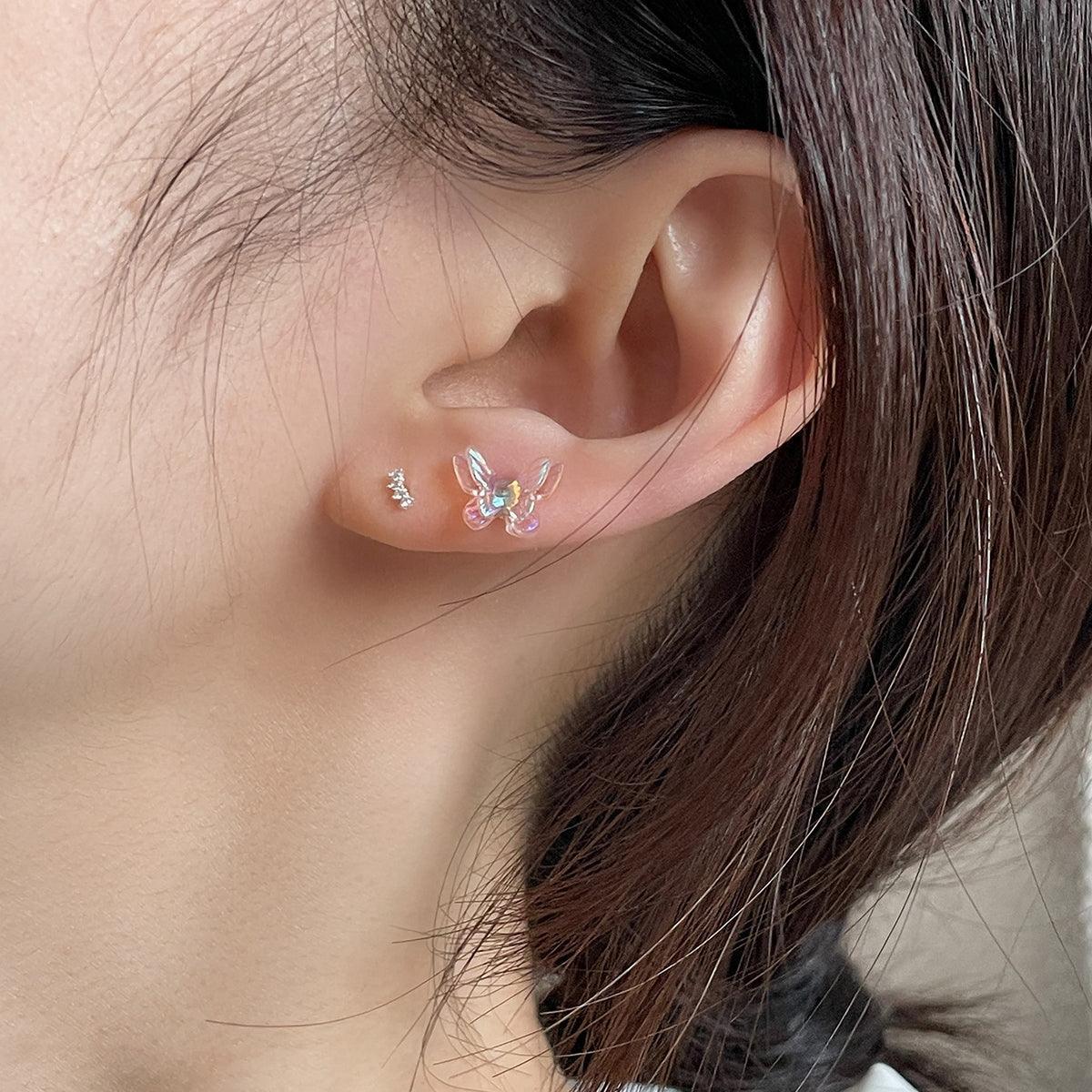 オーロラ蝶々ピアッシング Piercing 10000won