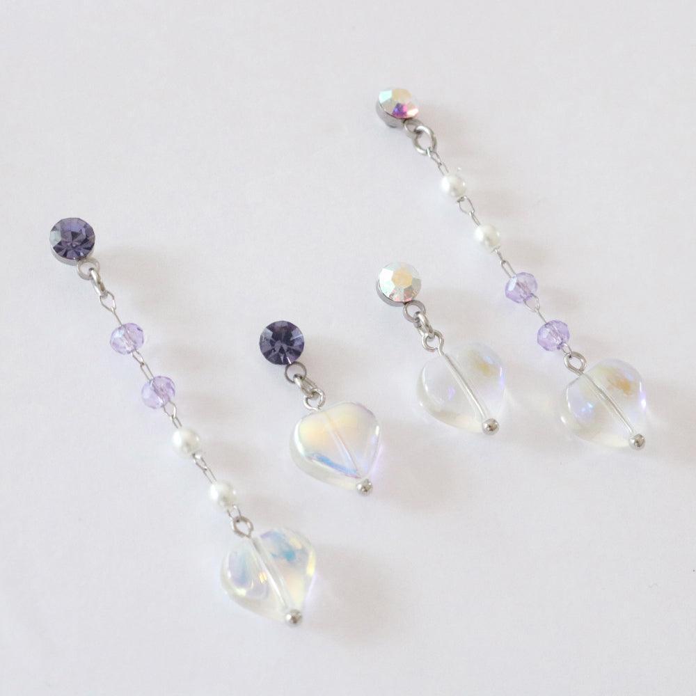 オーロラハートドロップピアッシング Piercing bling moon