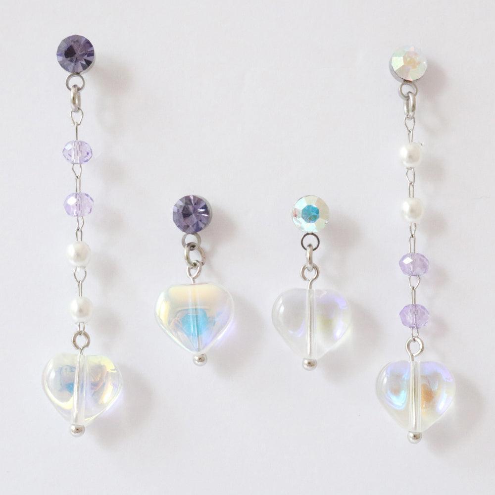 オーロラハートドロップピアッシング Piercing bling moon