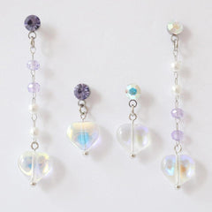 オーロラハートドロップピアッシング Piercing bling moon