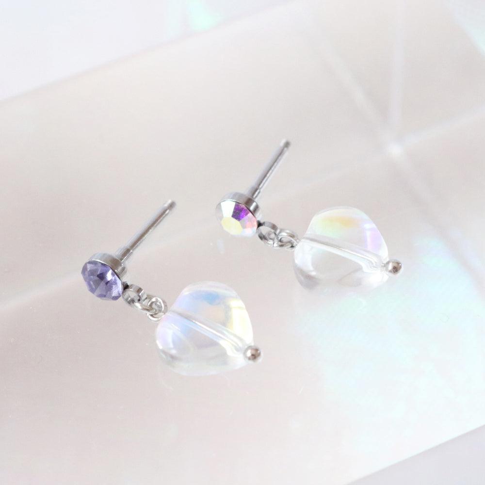 オーロラハートドロップピアッシング Piercing bling moon