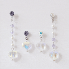 オーロラハートドロップピアッシング Piercing bling moon