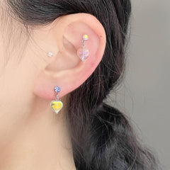 オーロラハートドロップピアッシング Piercing bling moon